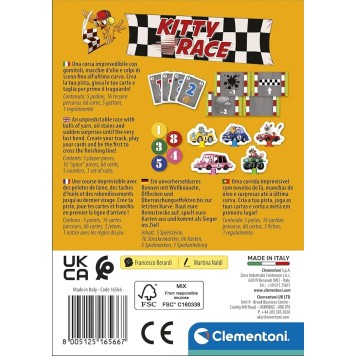 Colour Kitty Race Mini Board Game Clementoni