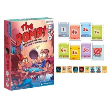 Colour The Bomb Mini Board Game Clementoni
