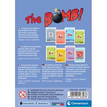 Colour The Bomb Mini Board Game Clementoni