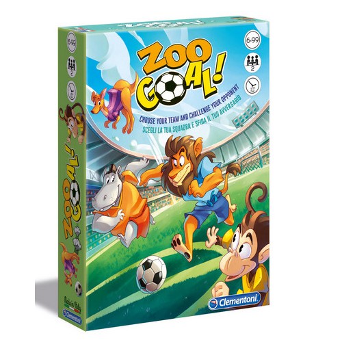 Colour Zoo Goal Mini Board Game Clementoni