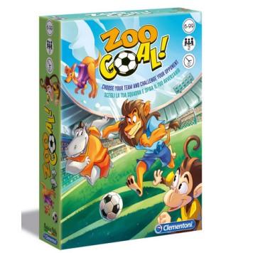 Colour Zoo Goal Mini Board Game Clementoni