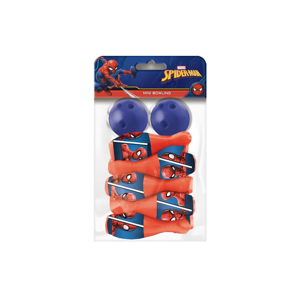 Spiderman City mini bowling set