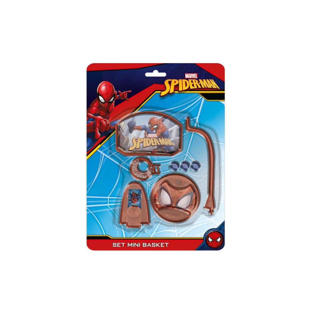 Spiderman City mini basketball set