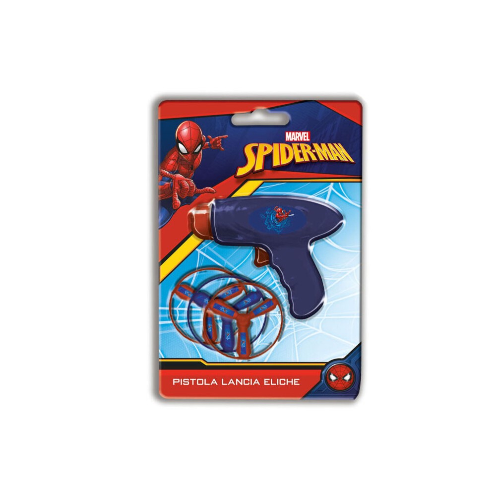 Spiderman City propeller launching toy