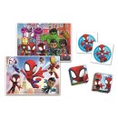 Spiderman Spidey 4-in-1 Game Collection Clementoni