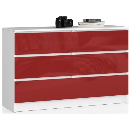 KOMODA K120 6SZ CLP CZERWONY POŁYSK