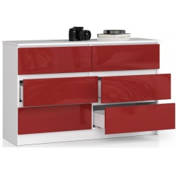 KOMODA K120 6SZ CLP CZERWONY POŁYSK