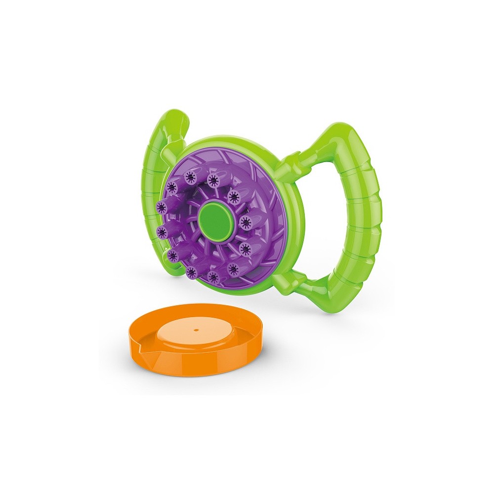 Colour steering wheel shaped bubble blowing machine