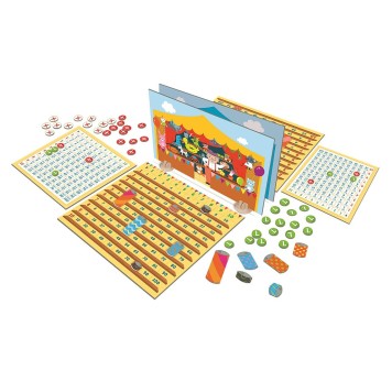 Colour Multiplication Tables Torpedo board game Clementoni