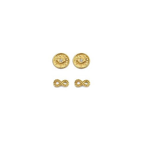 Victoria Gold-colored earring set