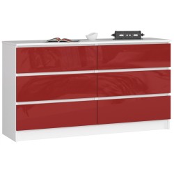 KOMODA K140 6SZ CLP CZERWONY POŁYSK