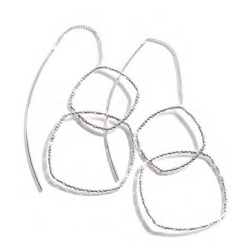 Victoria Silver-colored earrings