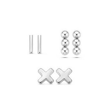 Victoria Silver Earring Set