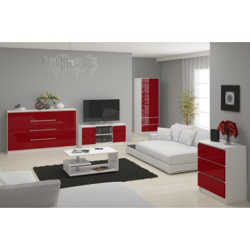 KOMODA K140 6SZ CLP CZERWONY POŁYSK