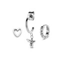 Victoria Silver Bee Earring Set