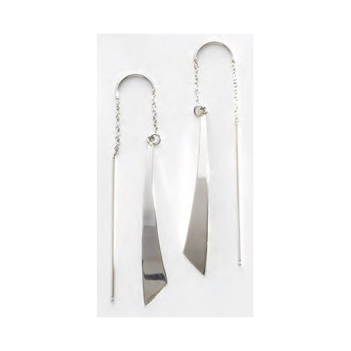Victoria Silver Saber Earrings