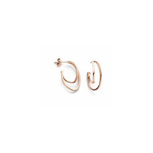 Victoria Rose gold earrings