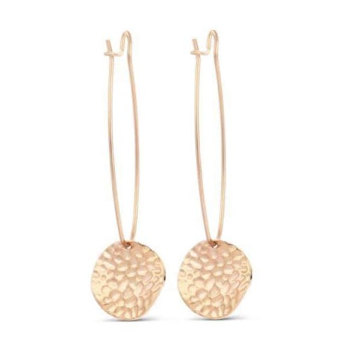 Victoria Rose gold colored earring