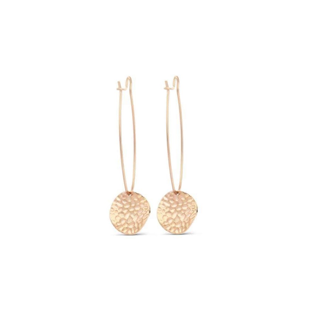Victoria Rose gold colored earring