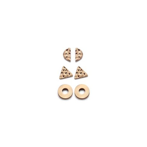 Victoria Rose Gold Earring Set