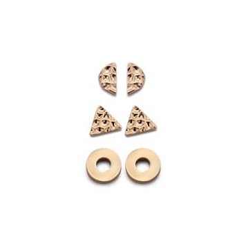 Victoria Rose Gold Earring Set