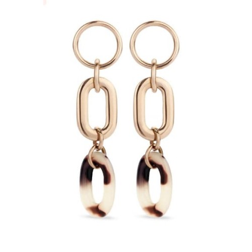 Victoria Rose gold colored earrings