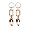 Victoria Rose gold colored earrings