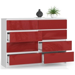 KOMODA K140 8SZ CLP CZERWONY POŁYSK