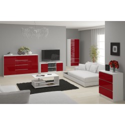 KOMODA K140 8SZ CLP CZERWONY POŁYSK