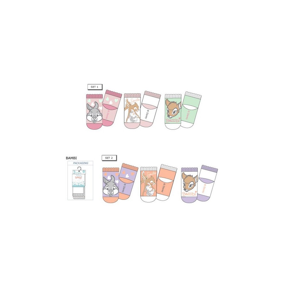 Disney Bambi baby socks 0-12 months