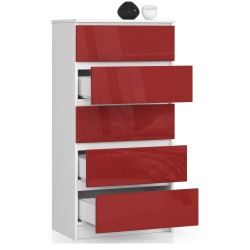 KOMODA K60 5SZ CLP CZERWONY POŁYSK