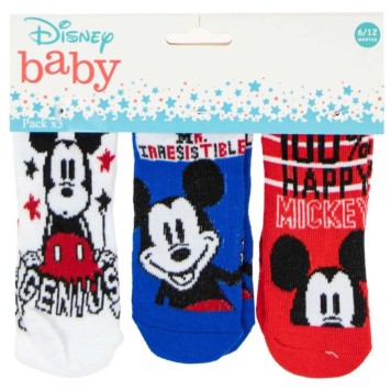Disney Mickey  baby socks 6/12 months