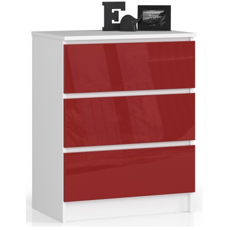KOMODA K60 3SZ CLP CZERWONY POŁYSK