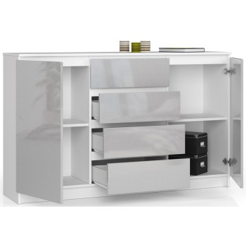 KOMODA K160 2D 4SZ CLP METALIK POŁYSK