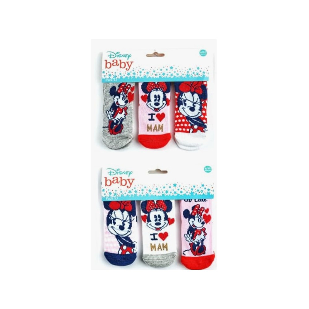 Disney Minnie  baby socks 0-12 months