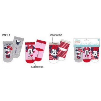Disney Minnie  baby socks 0/6 months