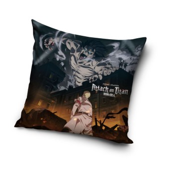 Attack on Titan Final velvet cushion cover 40x40 cm