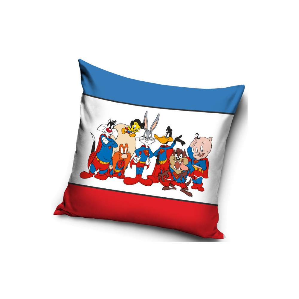 The Looney Tunes Super Hero Pillowcase 40x40 cm