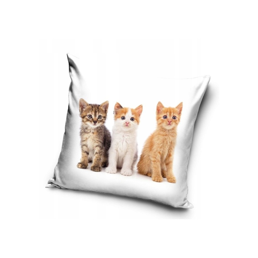 Cat Trio decorative pillow cover 40x40 cm