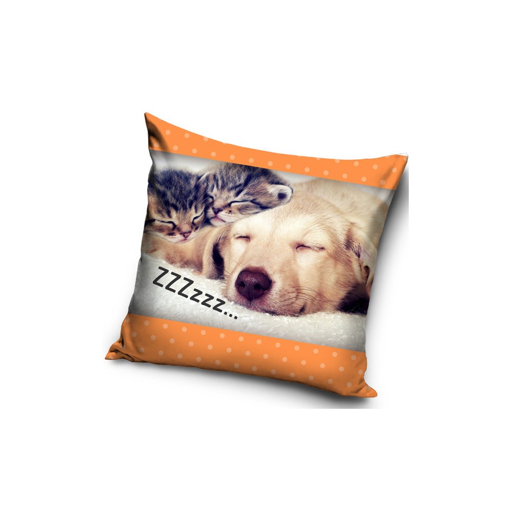 Cat ZZZ  Dog Cushion Cover 40x40 cm