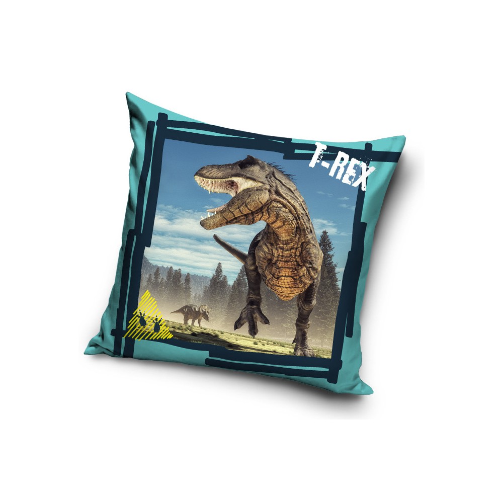 Dinosaur pillowcase 40x40 cm