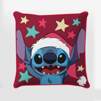 Disney Lilo and Stitch Star Christmas cushion cover 40x40 cm Velvet