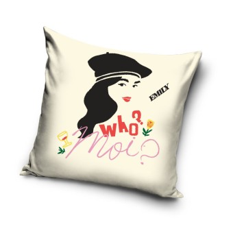 Film Moi Emily in Paris cushion cover 40x40 cm Velvet