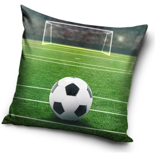 Football Final Goal Velour Cushion Cover 40x40 cm