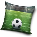 Football Final Goal Velour Cushion Cover 40x40 cm