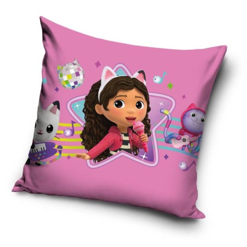 Gabby's Dollhouse Sing velvet cushion cover 40x40 cm