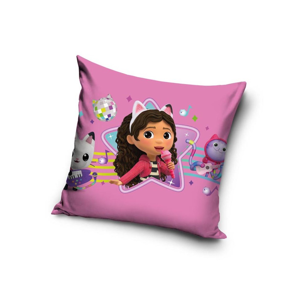 Gabby's Dollhouse Sing velvet cushion cover 40x40 cm