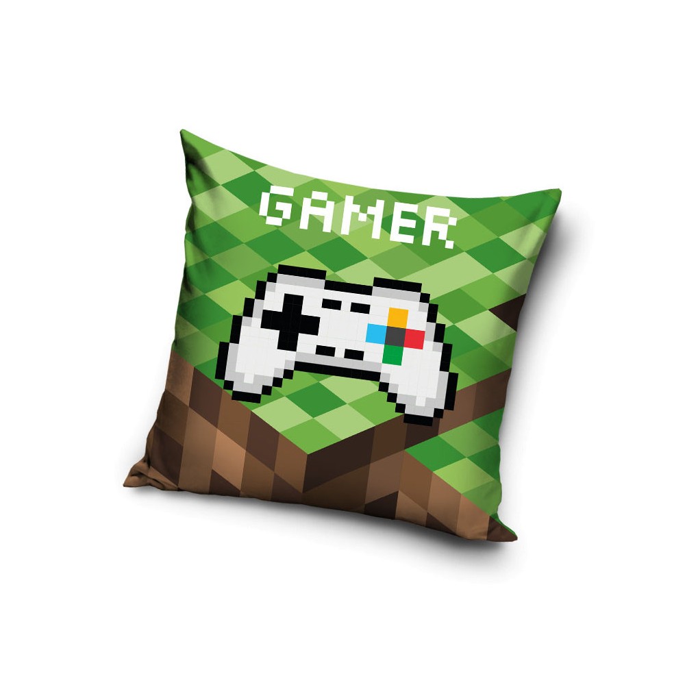Gamer Blocks  Velvet pillowcase 40x40 cm
