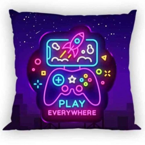 Gamer Neon pillowcase 40x40 cm