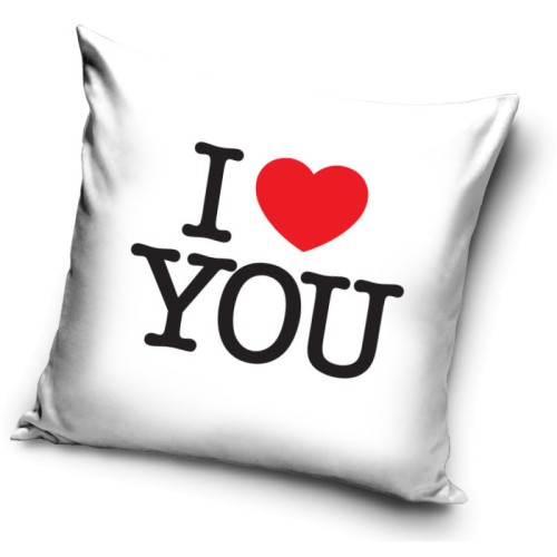 Love I love you pillowcase 40*40 cm